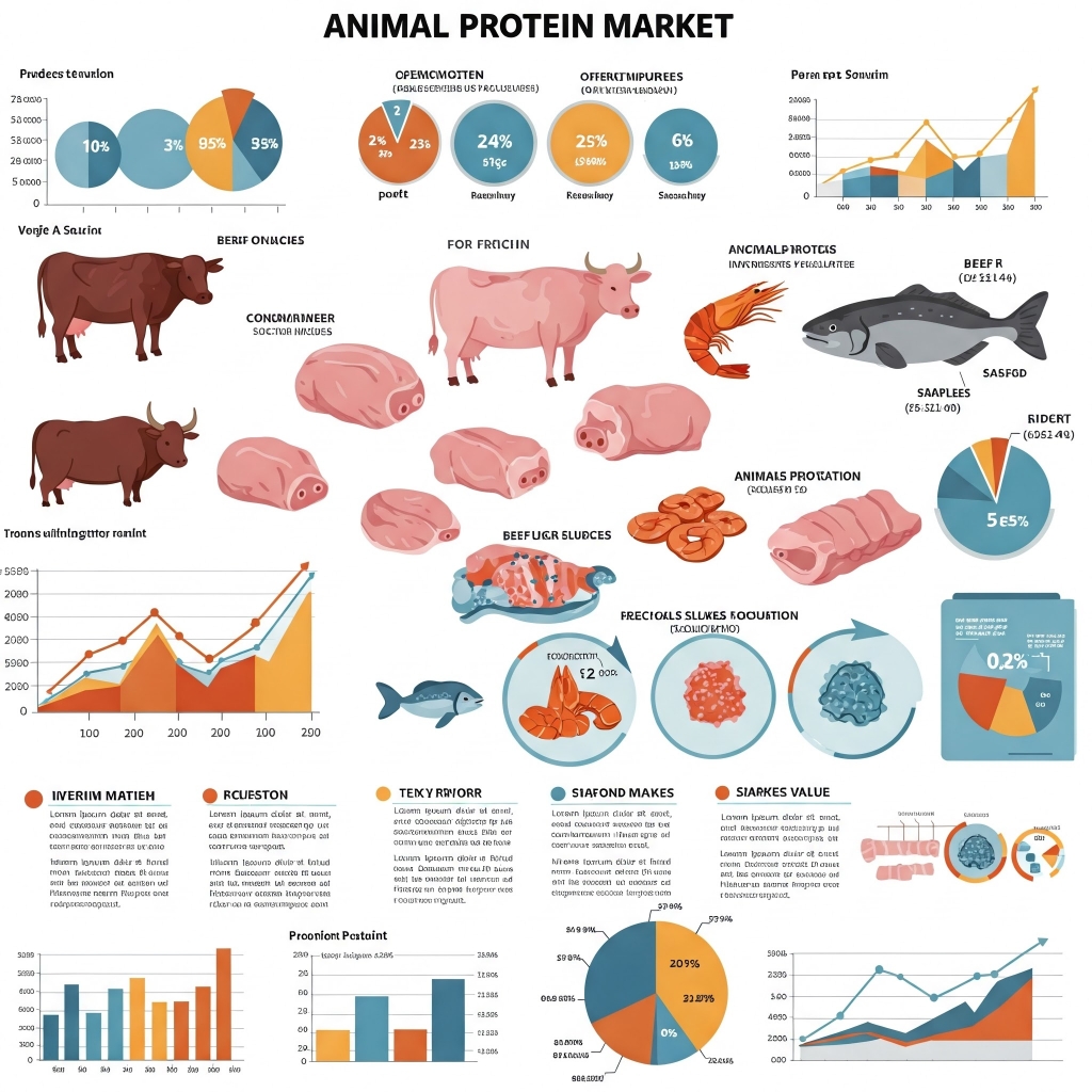 Animal Protein Market types and application