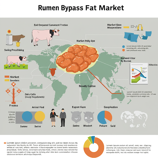 Rumen Bypass Fat Market infographic