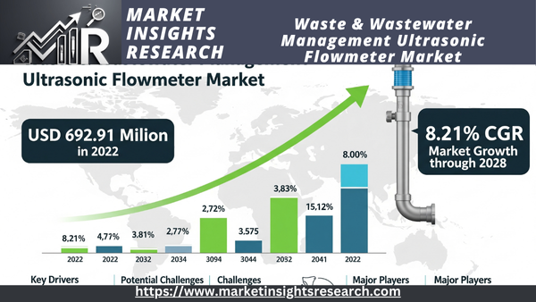 Waste & Wastewater Management Ultrasonic Flowmeter Market